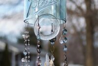 Diy mason jar wind chime