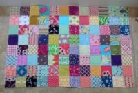 Diy patchwork bath mat