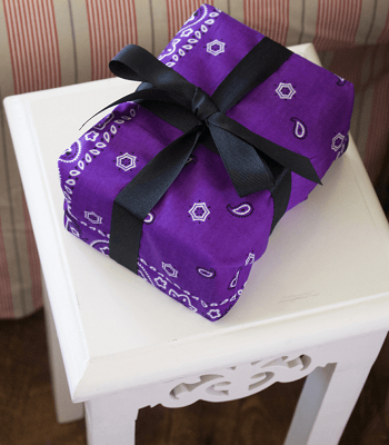 Gift wrap Skillful Ideas You Can Do With Your Simple Bandana