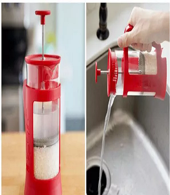 Rinse grains Utilitarian Ideas You Can Do With The Inexpensive Press Coffee Maker