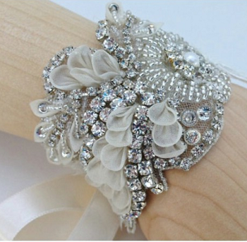 Bridal cuff bracelets Shattering Creative Ideas To Repurpose Vintage Jewelry