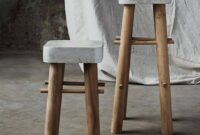 Diy concrete bar stools