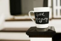 Diy cool chalkboard mug