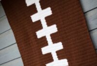 Diy football blanket crochet