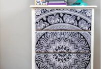 Diy tapestry dresser