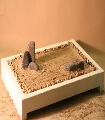 Desktop zen garden DIY Zen Garden In Mini Style To Create For Fresh Desk