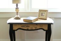 Elegant and classic side table makeover