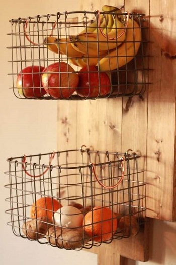 DIY Perfect Fruit Baskets Ideas To Complete Your Appealing Kitchen.