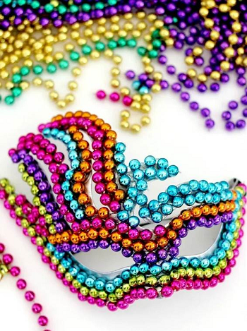 Beads mardi gras mask DIY Mardi Gras Mask To Create For Carnival, Christmas, And Halloween