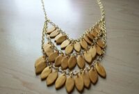 Diy polymer clay statement necklace