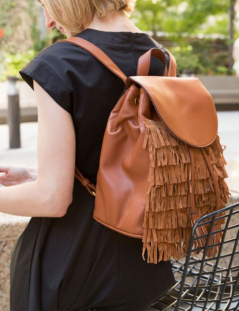 Fringe backpack Ridiculous Easy DIY To Transform Last Year’s Clothes Into Fall’s Hottest Trends