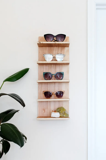 Renter friendly diy sunglasses holder Pretty And Easy To Make Epic DIY Sunglasses Holder Ideas 