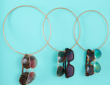 Ring sunglasses holder Pretty And Easy To Make Epic DIY Sunglasses Holder Ideas 