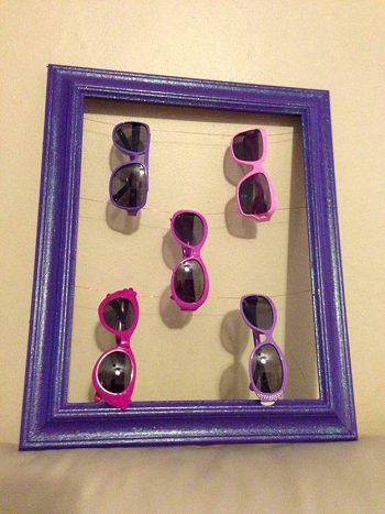 Sunglasses holder frame Pretty And Easy To Make Epic DIY Sunglasses Holder Ideas 