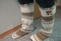 Diy cute sweater boots