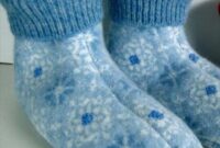 Diy felted sweater slippers