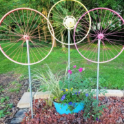 Upcycling Ideas From Old Bike Wheels With A Touch Of Awesomeness