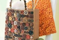 Diy cool button bag