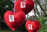 Diy felted sweater hearts