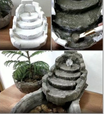 Diy indoor cement water fountain Building Indoor Fountain Ideas To Refresh Your Mind Every DayDiy indoor cement water fountain Building Indoor Fountain Ideas To Refresh Your Mind Every Day