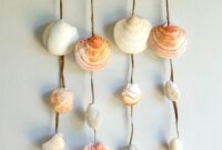 Diy seashell wall hanging