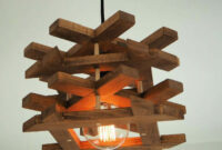 Diy wood chandelier