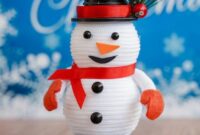 Diy rope snowman christmas