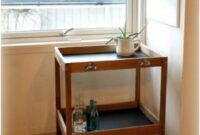 Diy food serving cart