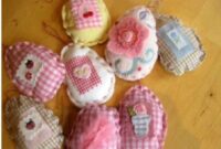 Easter eggs from baby clothes