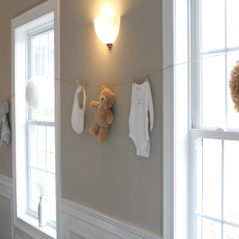 Hang the bear up to dry Cutest DIY Baby Shower Decorations That Will Make Everybody Smile