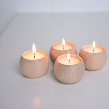 Simple beech wood tealight holder Elevating DIY Tealight Candle Holder Ideas To Create Focal Point Decoration