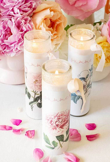 Tall personalized tealight candle holders Elevating DIY Tealight Candle Holder Ideas To Create Focal Point Decoration