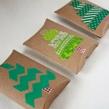 Washi tape christmas tree gift card holders Homemade Gifts Ideas That Are Sweet To Your Special Ones