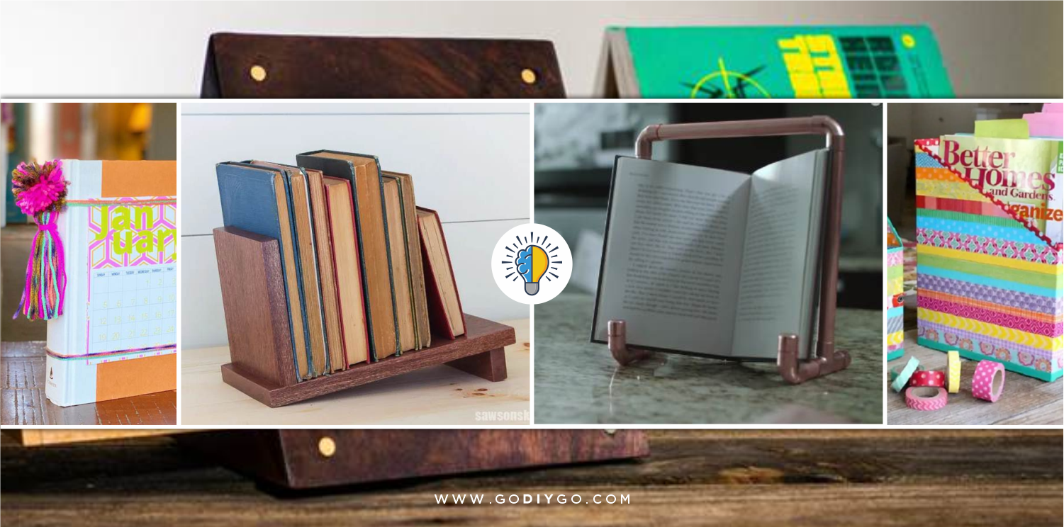 Ways To Use Household Materials For Diy Book Stand Iygo Com