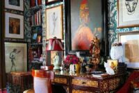 Bold maximalist home office