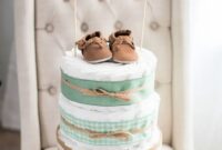 Baby diapers cake