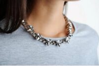 Cool studded necklace