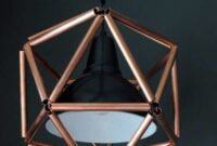 Copper pipe light fixture