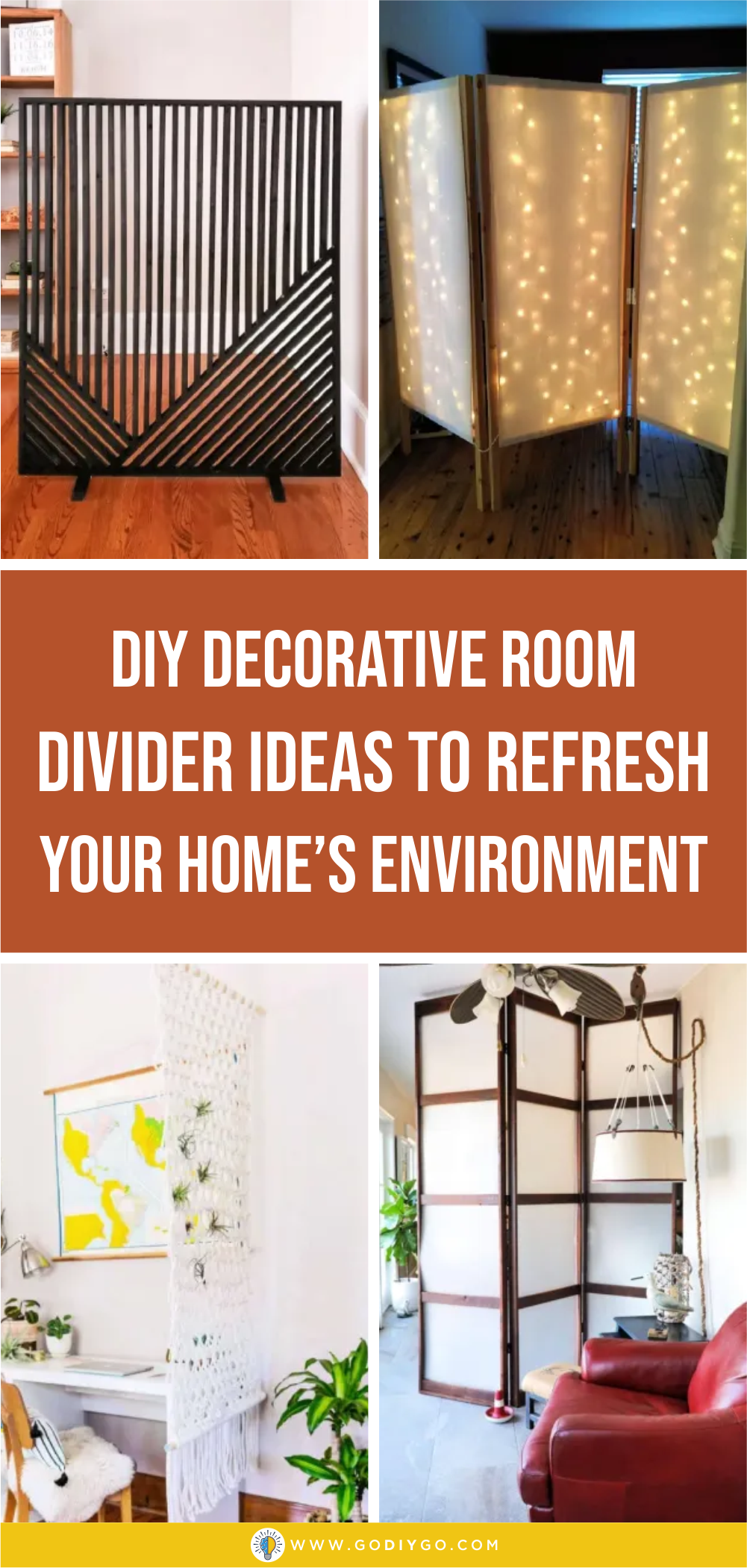 DIY Decorative Room Divider Ideas to Refresh Your Home's Environment ...