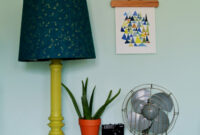 Diy lampshade with fabric