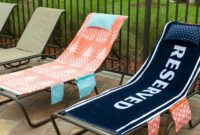 Diy pool chair covers