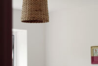 Diy woven basket lampshade diy