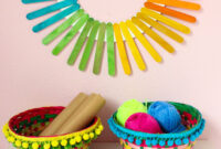 Diy rainbow popsicle wreath