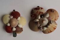 Diy beautiful hair clip from seashells