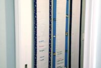 Diy hanging height chart