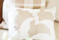 Diy rabbit pillow case