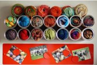 Diy wall-mounted yarn containers - copy