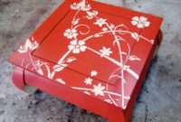 Diy wooden table painting