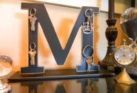 Admiring monogram key holder