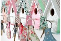 Bird house key holder